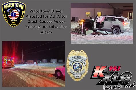 Belmont car crash causes power outage and fire; driver arrested.